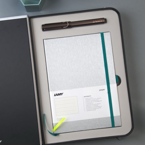 LAMY Lx 奢華鋼珠筆+A5硬式筆記本禮盒 （筆記本顏色 / LX奢華鋼珠筆顏色--務必選擇）