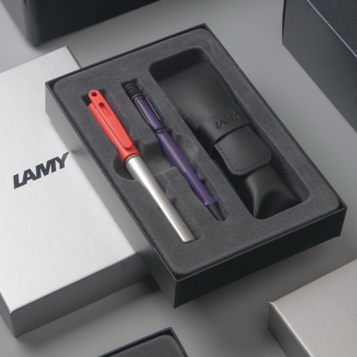 LAMY SAFARI & NEXX 經典雙入筆套禮盒 (鋼筆+原子筆 紫丁香)
