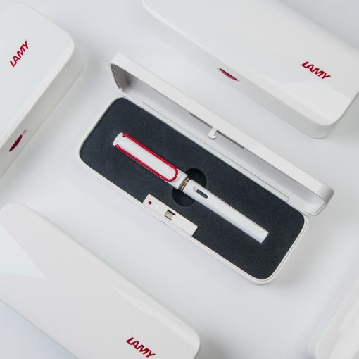 LAMY SAFARI 狩獵者 RED & WHITE 紅白系列 限量鋼筆禮盒 - 台灣限量款