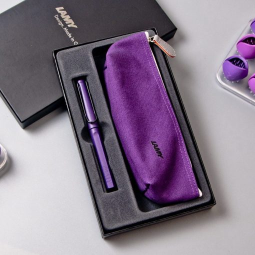 LAMY SAFARI 狩獵者系列 限量紫丁香 鋼珠筆筆袋禮盒