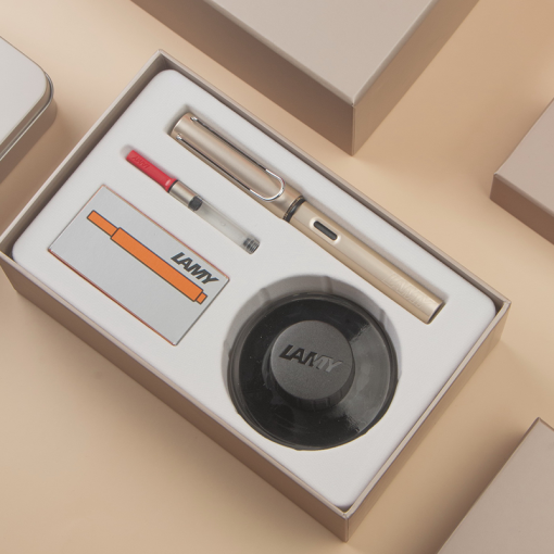 LAMY AL ATAR 鋼筆T52 50ML 墨水禮盒 限量 COSMIC  珍珠