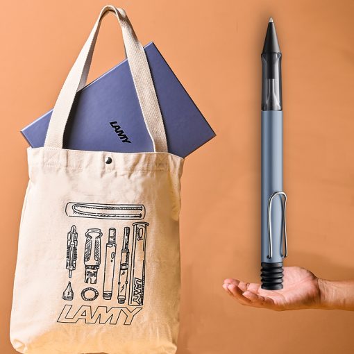 LAMY AL star 恆星系列 限量 結構原創 單肩帆布袋 禮盒 – 原子筆  (黑 / 紫 / 古銅金 / 紫焰紅 / 海水藍 / 璧璽藍 / 湖水藍 / 鐵灰 / 太平洋藍)