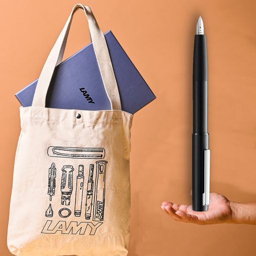 LAMY Aion 永恆系列 限量 結構原創 單肩帆布袋 禮盒 – 鋼筆 (黑 / 銀 / 綠 / 紅 / 藍)