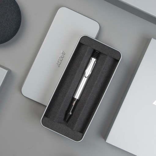 LAMY AL STAR 恆星系列 原子筆 鐵禮盒 – 限量-銀白 (whitesilver) - 預購