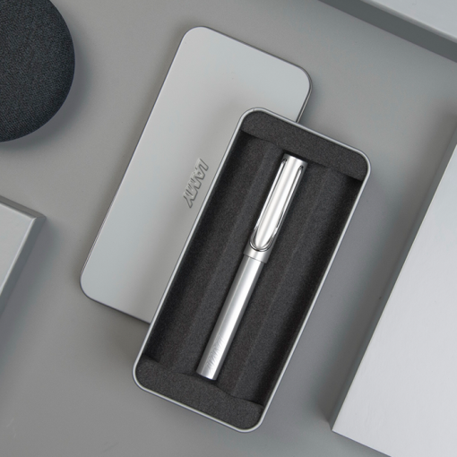 LAMY AL STAR 恆星系列 鋼珠筆 鐵禮盒 – 限量-銀白 (whitesilver) - 預購