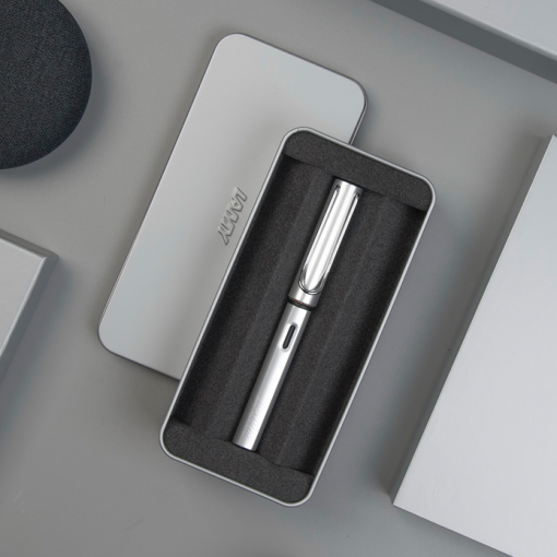 LAMY AL STAR 恆星系列 鋼筆 鐵禮盒 – 限量-銀白 (whitesilver) - 預購