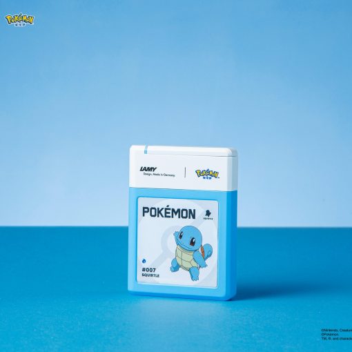 《LAMY x Pokémon》聯名限量 鋼筆用 卡式墨水盒－傑尼龜　《附T10黑色卡式墨水管*5入》