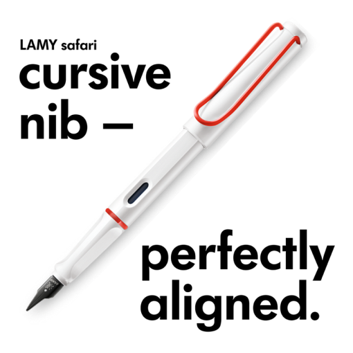 SAFARI狩獵者系列 漢字筆尖鋼筆 限量  - 紅白 (全球限定獨家／專屬黑筆盒)