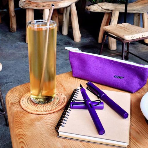 LAMY風格筆袋-紫色